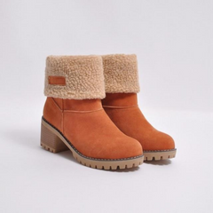 Thelma | Wärmegefütterte Damenstiefel in ORANGE