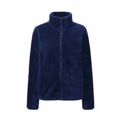 Weiche und warme Jacke für Frauen - Anelie in Marineblau