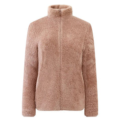 Weiche und warme Jacke für Frauen - Anelie in Rosa