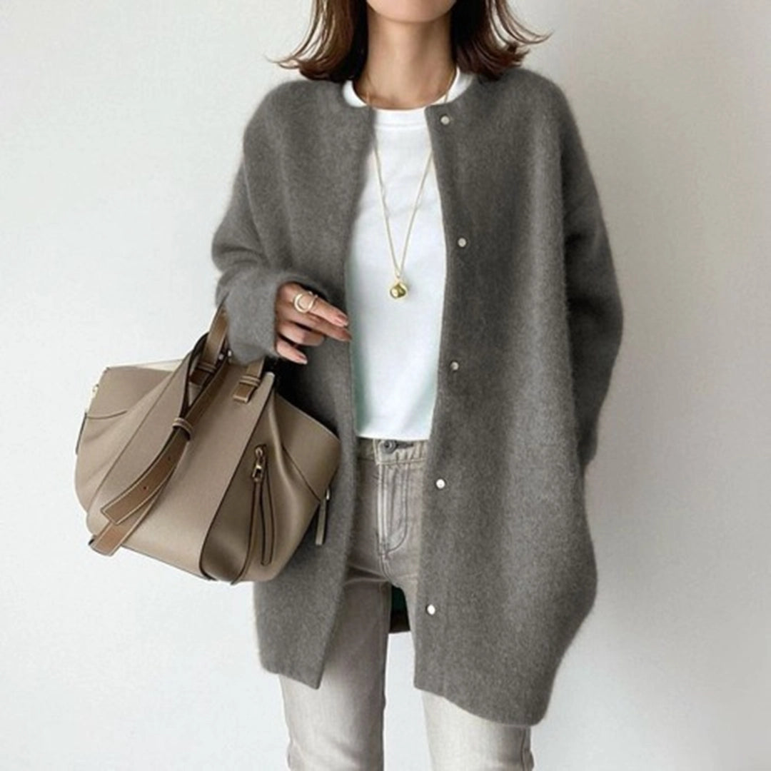 Weiche Winterstrickjacke - Jasmin