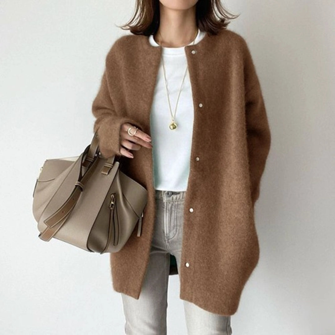 Weiche Winterstrickjacke - Jasmin