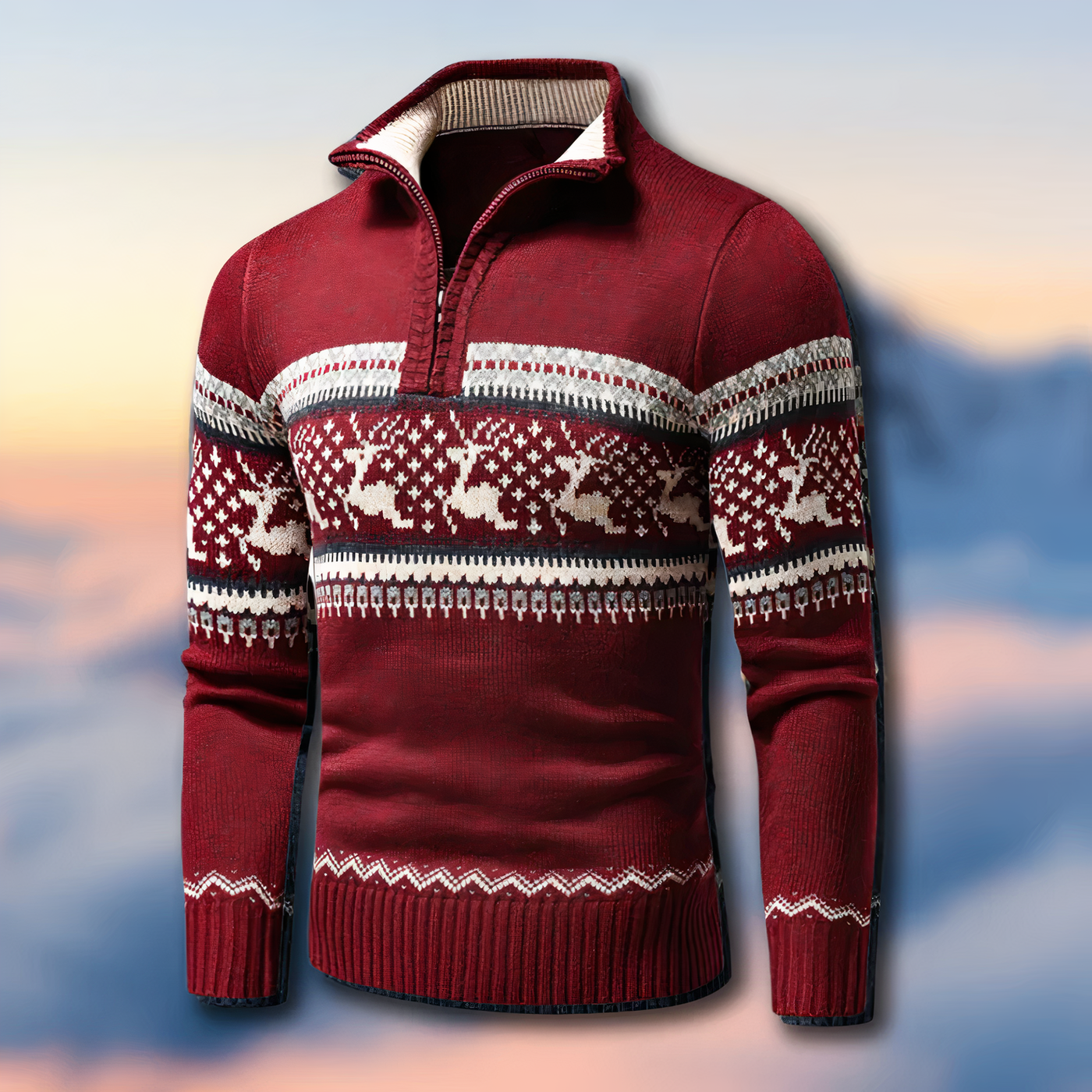 Weihnachtsstrickpullover - Dorian
