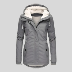 Wetterfeste Winterjacke für Damen | Warme in Grau