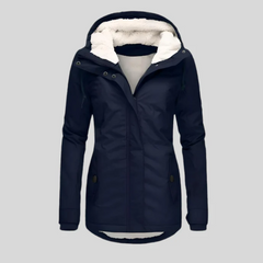 Wetterfeste Winterjacke für Damen | Warme in Marineblau
