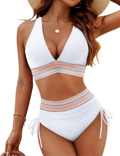 Elara | Dein selbstbewusster Bauch-Weg-Bikini in Weiß