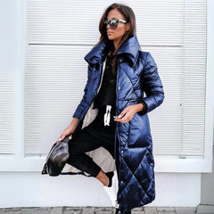 Wind- und wasserdichte, warme Steppjacke - Patrizia in Blau