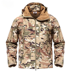 Winddichte militärische Thermojacke für Männer - Falko in CP
