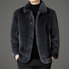 Winddichte Winterjacke für Herren | Warme in Grau