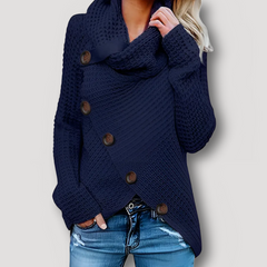 Winterpullover aus Grobstrick für Frauen - Victoria in Blau