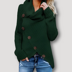 Winterpullover aus Grobstrick für Frauen - Victoria in Grün