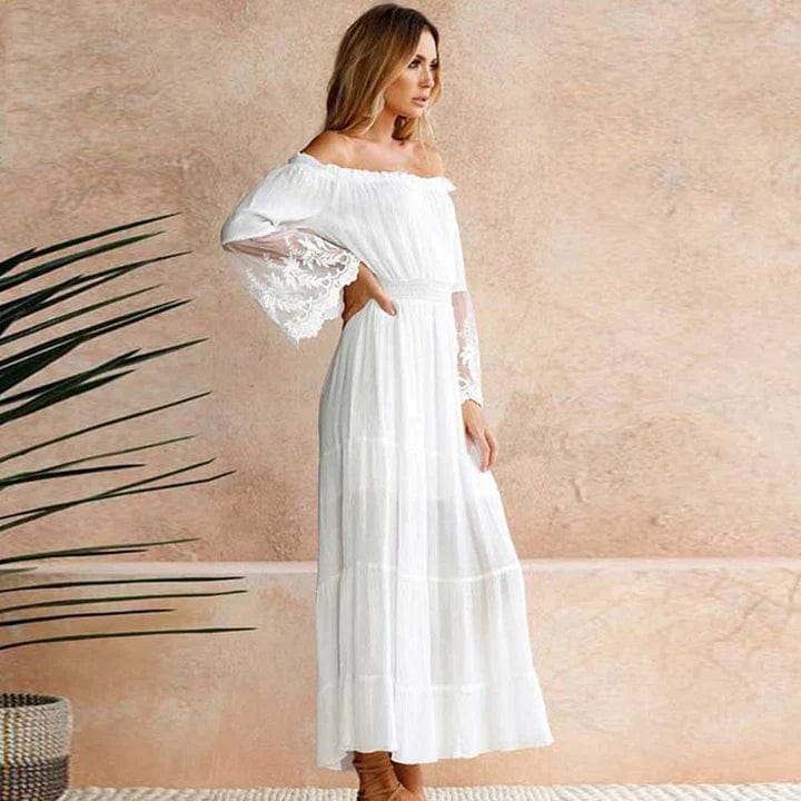 Langes Strandkleid
