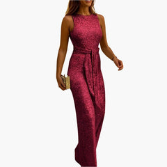 Emily | Eleganter Damen-Overall in Rot