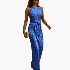 Emily | Eleganter Damen-Overall in Blau