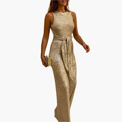Emily | Eleganter Damen-Overall in Gold
