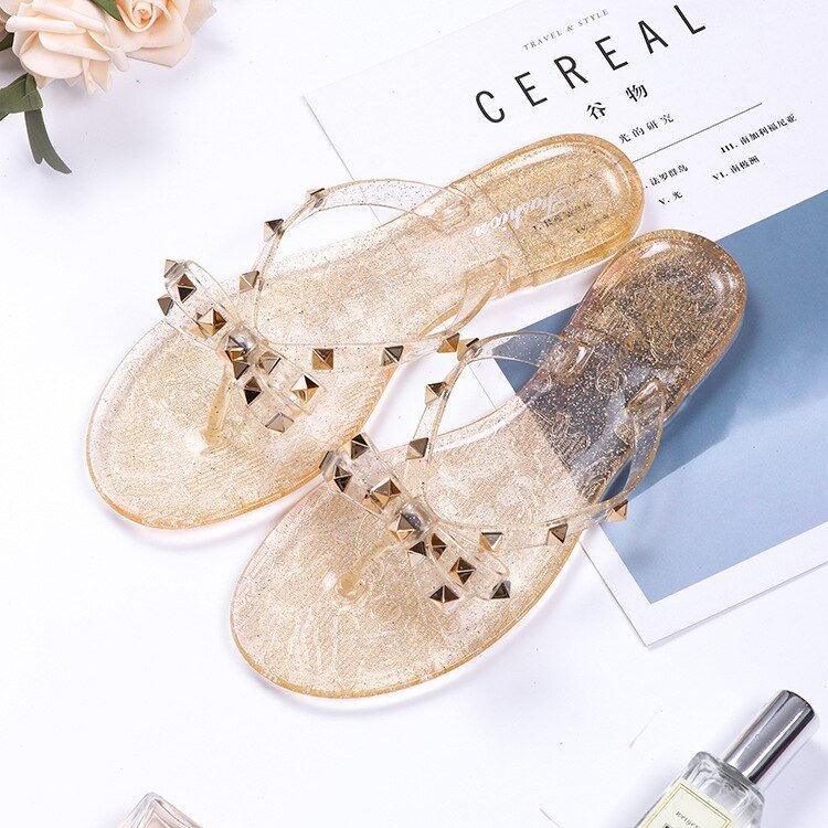 Nikki® | Flip-Flops-Sandalen mit Schleife und Nieten