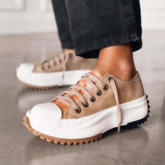 Sabine | Damen Komfort Sneakers Stützend – Sneaker Komfort Stütze Alltag 2026 in Braun