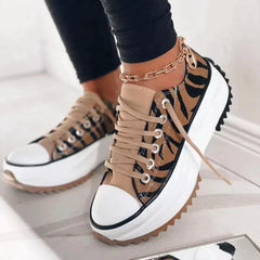 Sabine | Damen Komfort Sneakers Stützend – Sneaker Komfort Stütze Alltag 2026 in Tiger