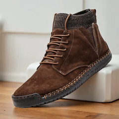 Bergmann Wildleder Schuhe in Braun