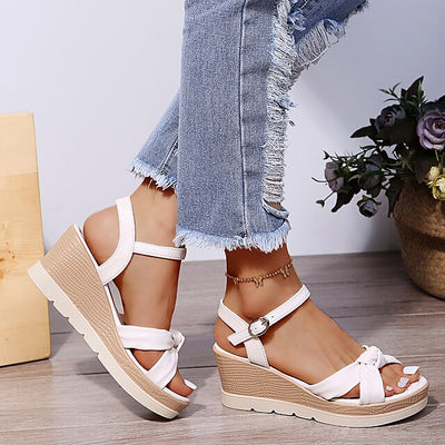Crisscross Keilsandalen für Damen