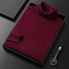 Teodor - Pullover - Rollkragen in Rot