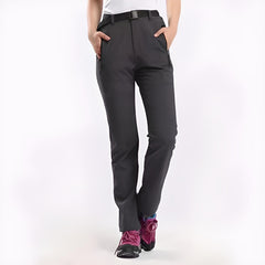 Widerstandsfähige & Wasserdichte Wanderhose für Damen in Anthrazit